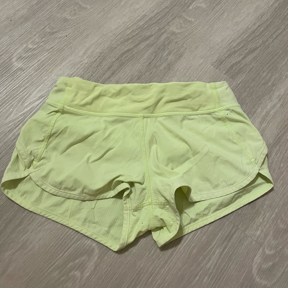 Ivivva shorts lime green size 12 kids size